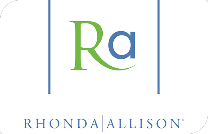 Logo for Rhonda Allison Skincare, a leader in advanced, results-driven skincare products for healthy, radiant skin.